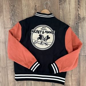 (M) Disney Store Mickey and Minnie Varsity Jacket